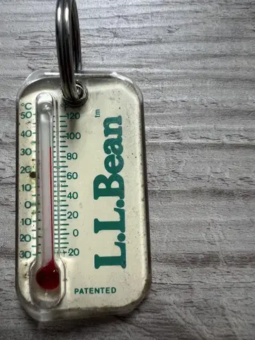 80년대~90년대 LL.Bean Zip-O-Gage 온도계 USA제 키링