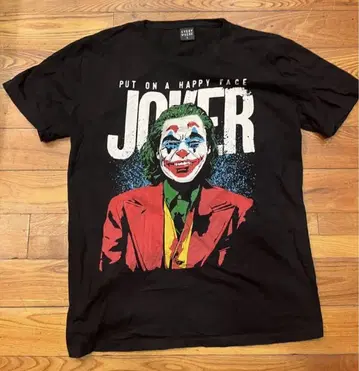 JOKER 그래픽 티셔츠 L 사이즈 블랙