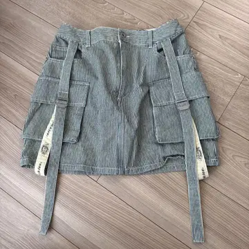 Dickies EMODA 스트라이프 타이트 스커트 M