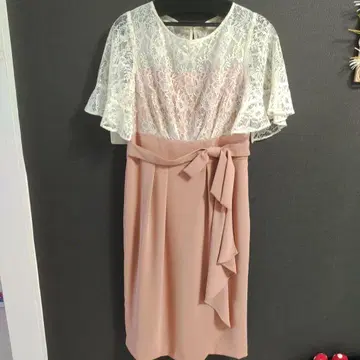 Aimer 9호 포멀 드레스 핑크와 화이트