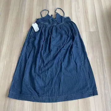 Lee GATHER SALOPETTE SKIRT S 다크 블루