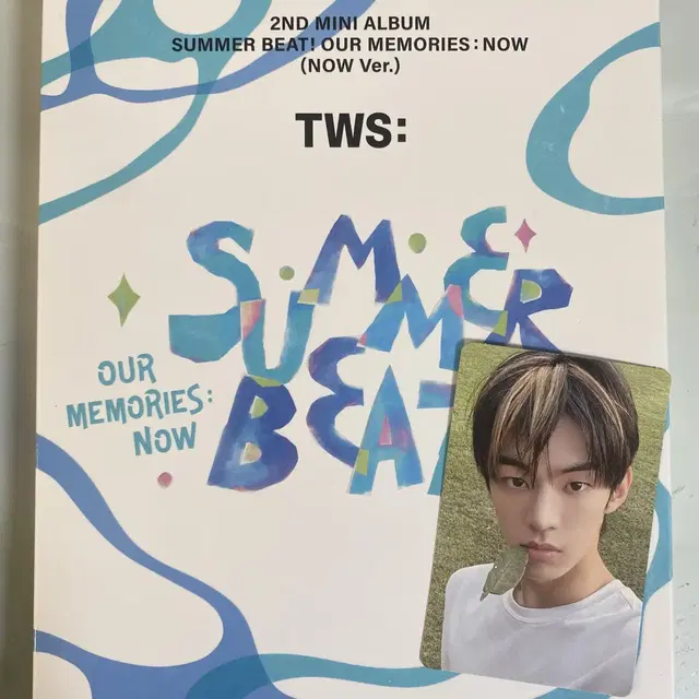 투어스 미니2집 summer beat now ver. 앨범+도훈 포카