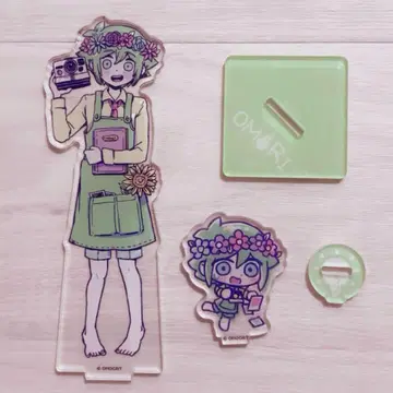 OMORI 바질 트리 빌리지 콜라보 카페 아크릴 스탠드 세트