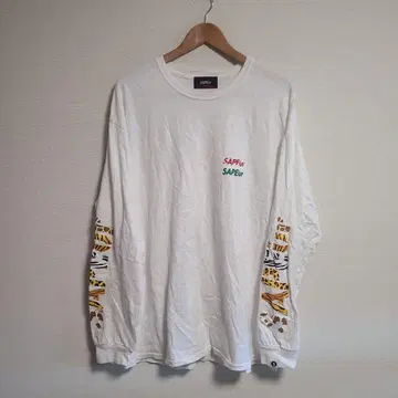 SAPEur 사풀 Night Safari 롱 T 티셔츠 긴팔 XL
