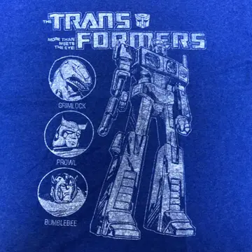 트랜스포머 티셔츠 L / TRANSFORMERS 옵티머스 프라임