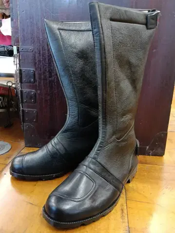 NARVA 블랙 롱 부츠 지퍼