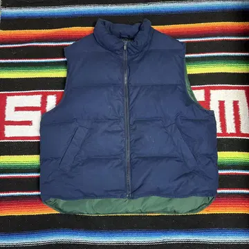 Eddie Bauer 네이비 다운 베스트 XL