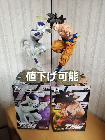 '개봉 상품' 드래곤볼 TAG FIGHTING FIGURE 손오공 프리저