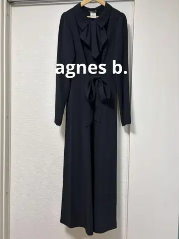 agnes b. PARIS 원피스 38 긴팔 블랙