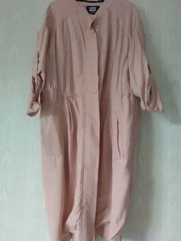 VERO MODA 핑크 롱 코트