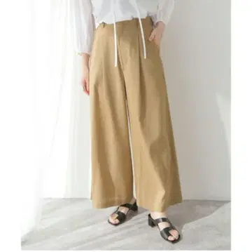 JOURNAL STANDARD 린넨 블렌드 와이드 팬츠