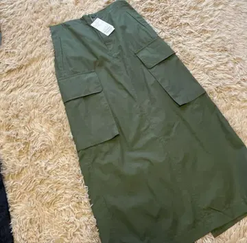 Spick and Span 카고 포켓 I 라인 스커트 38