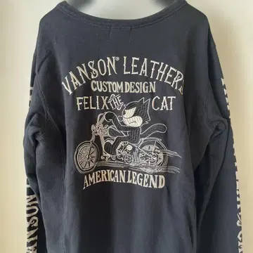 VANSON Felix the Cat 트레이닝복 L 사이즈 블랙