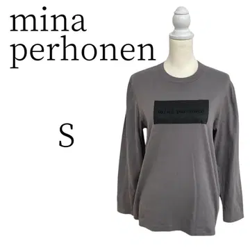 mina perhonen 긴팔 티셔츠 S 그레이