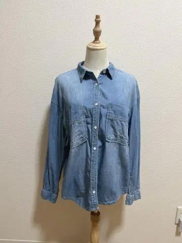 렙심 데님 셔츠 면 100%