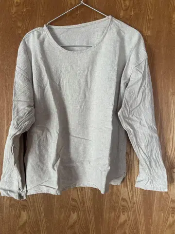 젠 선생님의 일상복 린넨 긴팔 셔츠 베이지