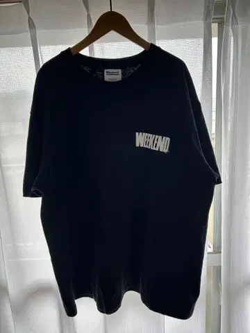 Weekend 블랙 티셔츠 2XL