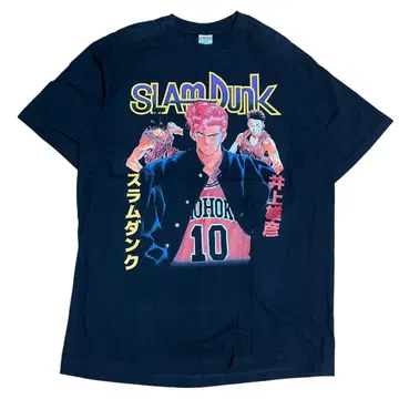 구제 의류 슬램덩크 티셔츠 bootleg 블랙 XL
