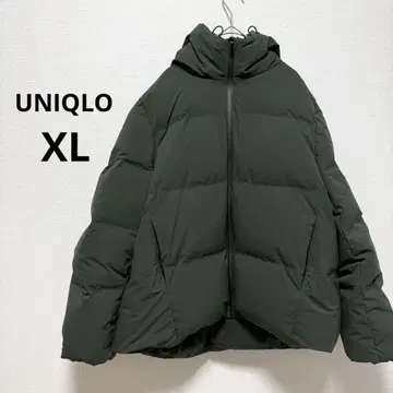 유니클로 다운 자켓 아우터 여성용 XL 카키