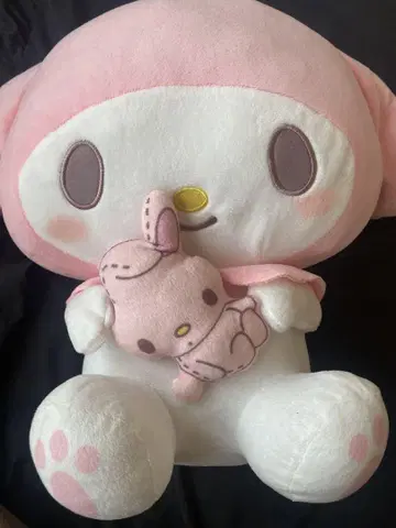 마이멜로디 봉제 인형 빅 토끼 포함