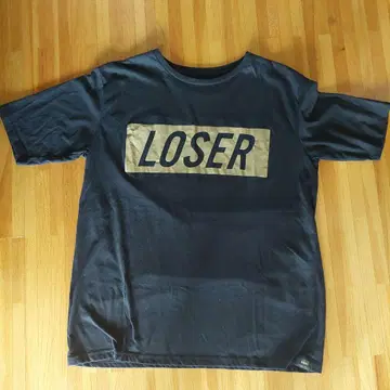 요네즈켄시 LOSER 티셔츠 하얀 굿즈 블랙 티셔츠 라이브