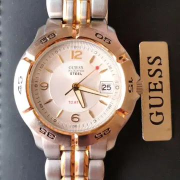 GUESS 손목시계 스테인리스 스틸 10 ATM