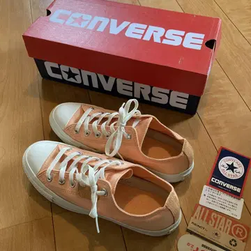 컨버스 로우컷 스니커즈 더스티 오렌지 컬러 25cm