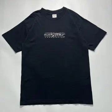 90s MURINA USA제 빈티지 티셔츠 L 블랙 기업계 6811