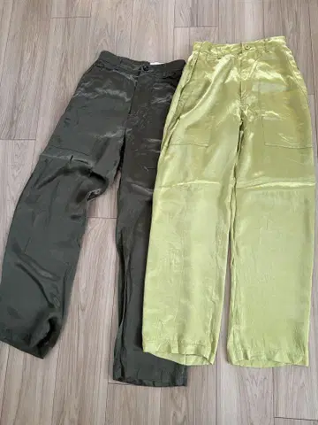 UNITED ARROWS 새틴 팬츠 2개 세트