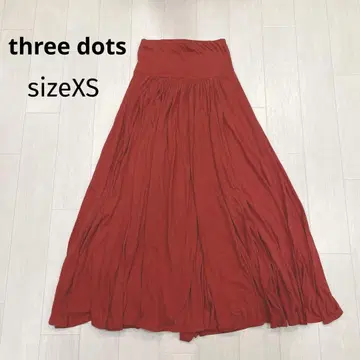 three dots 쓰리 도츠 USA제 티셔츠 롱 스커트