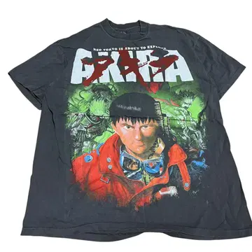 구제 의류 아키라 티셔츠 AKIRA bootleg 블랙 XL