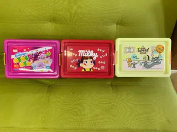 후지야 밀키/톰과 제리/네루네루네루네 컨테이너 BOX 3개