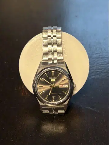 seiko5 7s26 블랙금 3시 용두