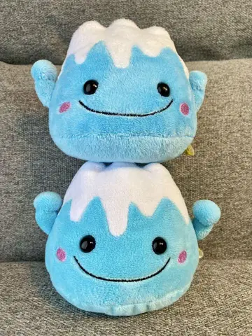 후지산 한정 후지 짱 봉제 인형 2개 세트 13cm