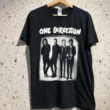 ONE DIRECTION 뮤직 티셔츠 원 디렉션 블랙
