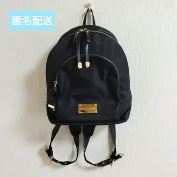 JILLbyJILLSTUART 백팩 블랙 검정 리본 플레이트