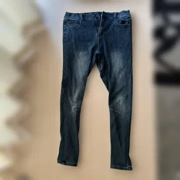 다크 블루 스키니 데님 팬츠
