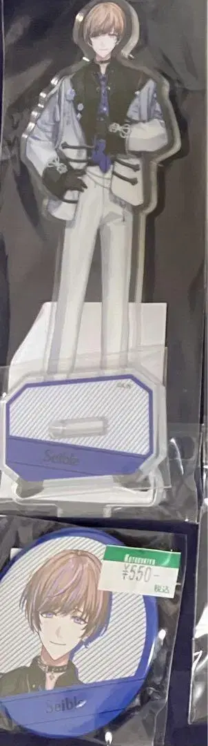 니지산지 EN 세이블 아크릴 스탠드 & 캔뱃지 세트
