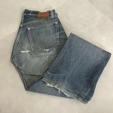 JOE McCOY & CO 스트레이트 데님 블루
