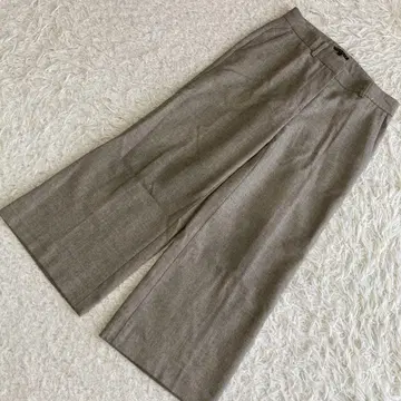 띠어리 와이드 팬츠 베이지 00 깔끔한 오피스 가을/겨울 턱이 있는