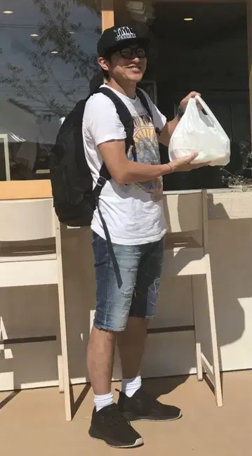 사쿠라이 착용 사복 티셔츠 레어품