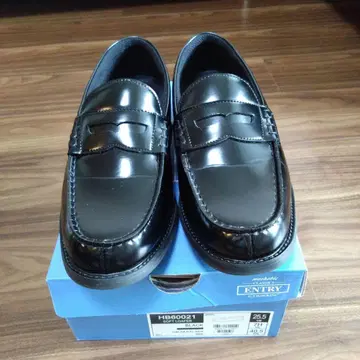 진심 가벼운 로퍼 블랙 ENTRY HAWKINS 25.5cm