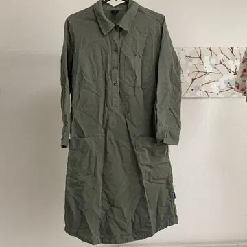 patagonia 오가닉 코튼 셔츠 원피스 xs
