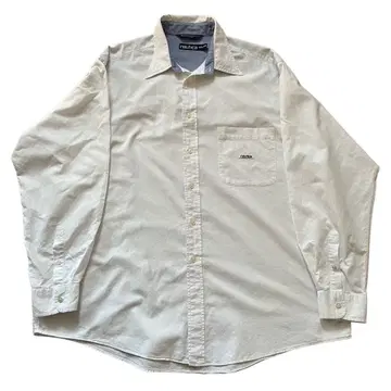 80s~90s nautica 원포인트 자수 로고 셔츠 XXL