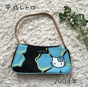 헤이세이 레트로 레어 헬로키티 백 2003 하이비스커스 핸드백