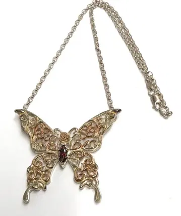 silver925 약 39g 나비 모티브 목걸이 20672710