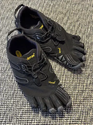 vibram 발가락 양말 러닝화 블랙