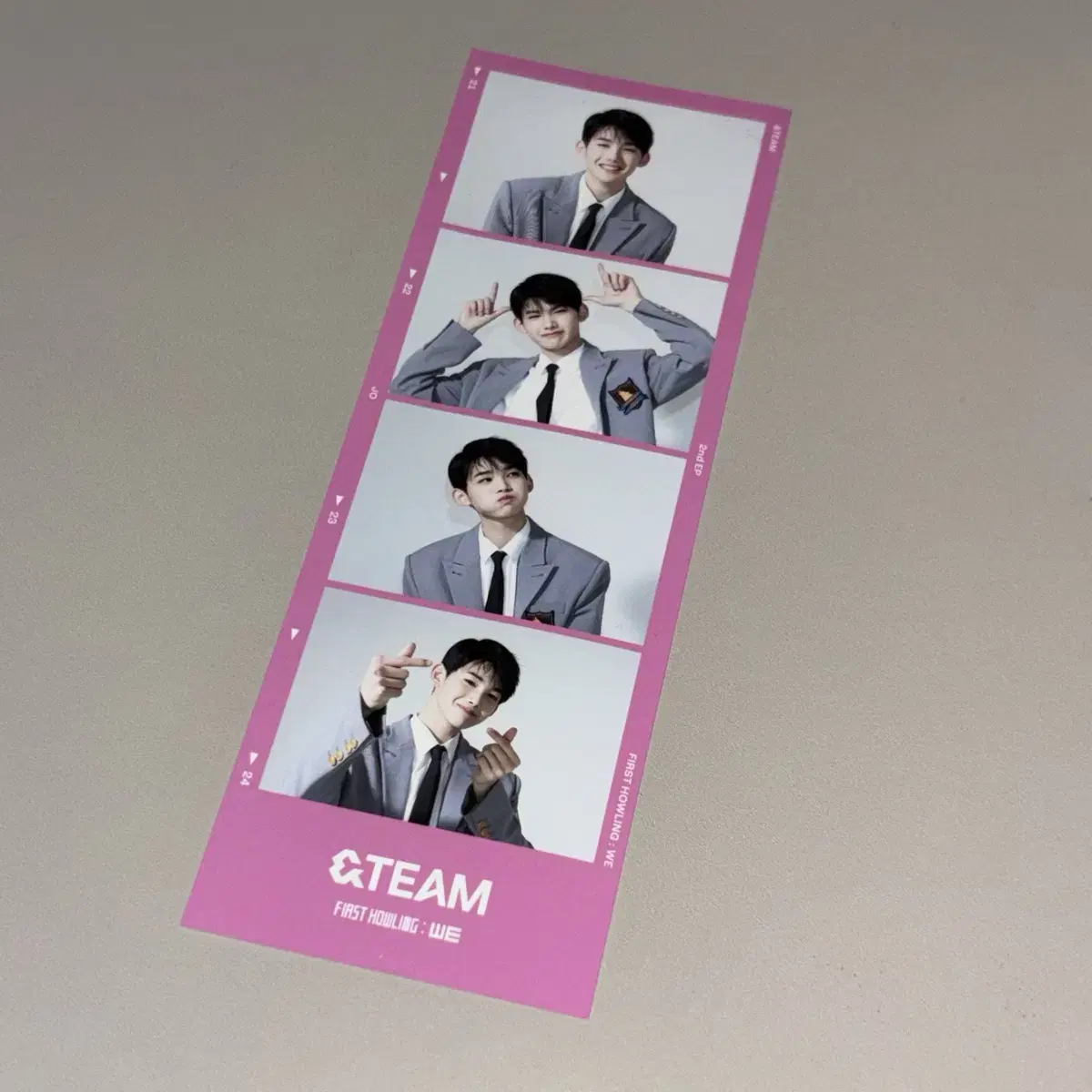 正規激安 &team Jo FIREWORK weverse Japan pre-order benefit 4 cut アイドル