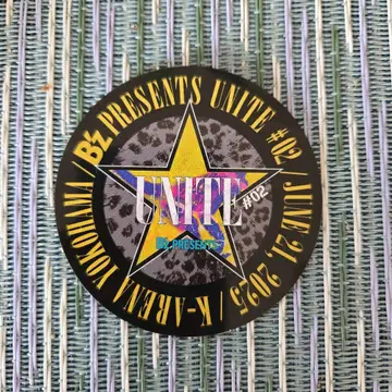 B'z UNITE 한정판 스티커