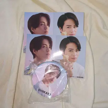 기쿠치 후마 거울 오리지널 스티커 2장 세트 shikari 시카리 캠페인